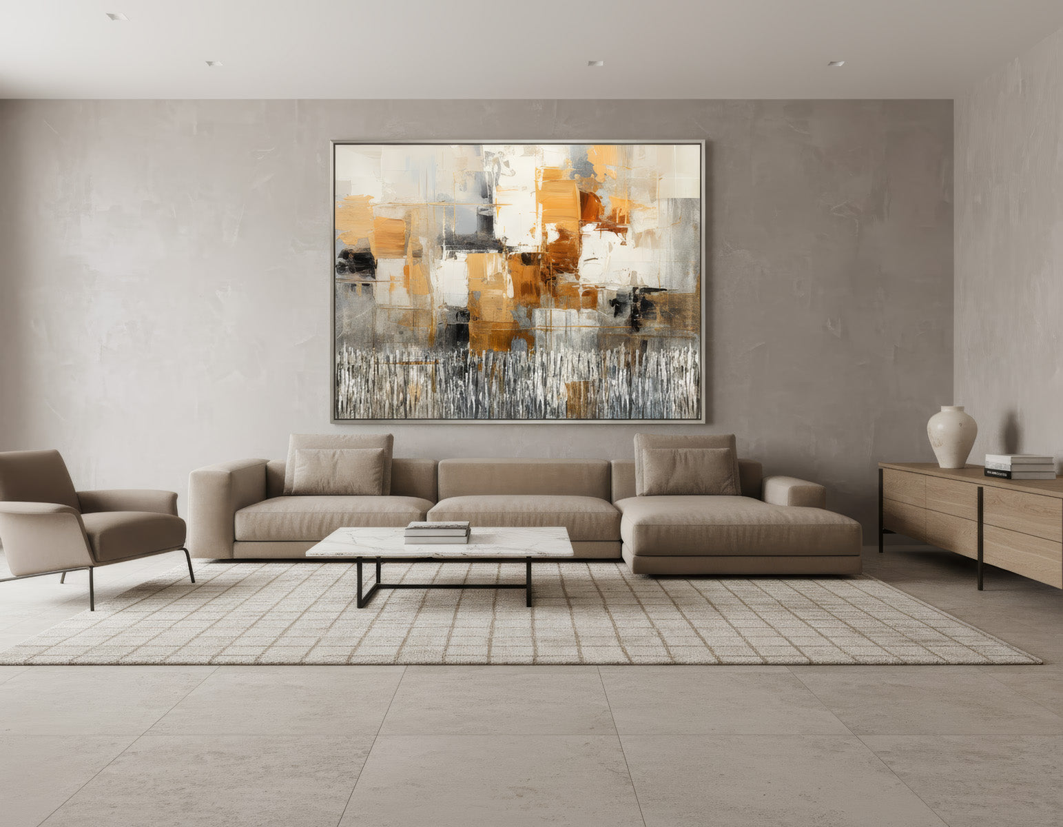 Before the Presence Modern Kotel Wall Art by Avigdor Ben Ari
