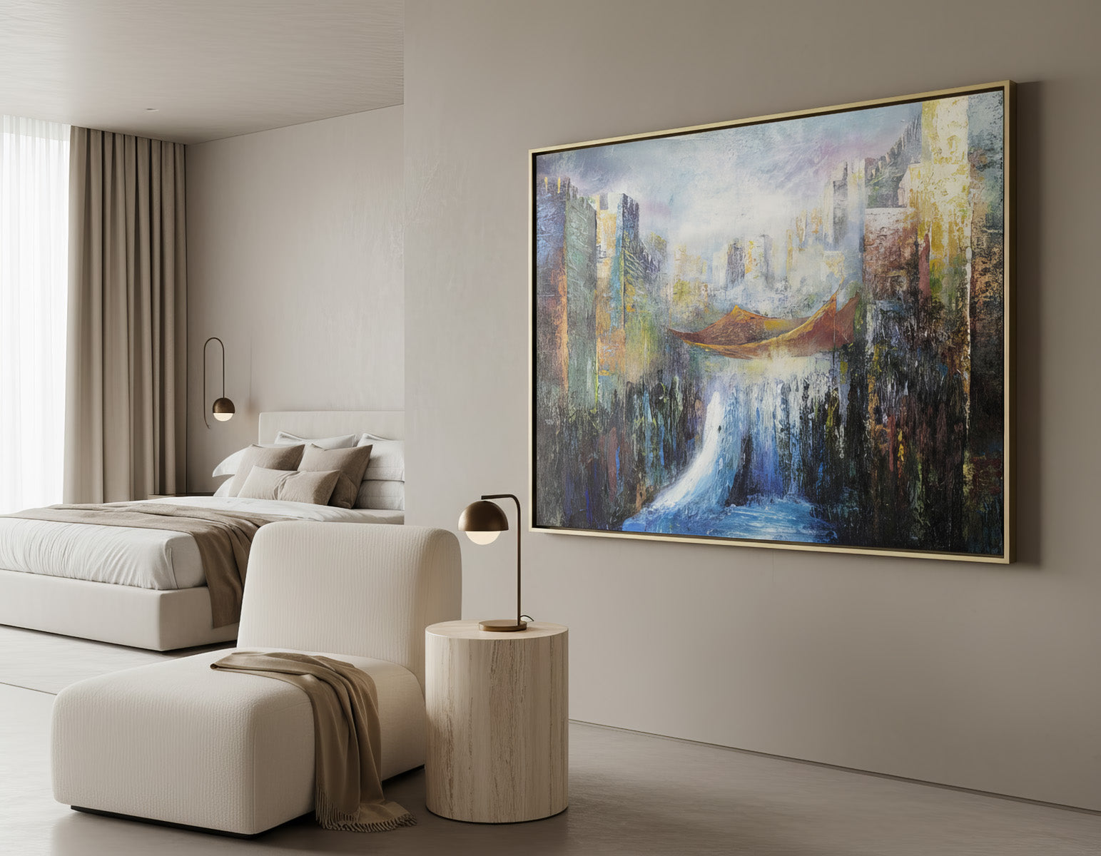 Kol Sason VeKol Simcha Jewish Wedding Chuppah Wall Art Print