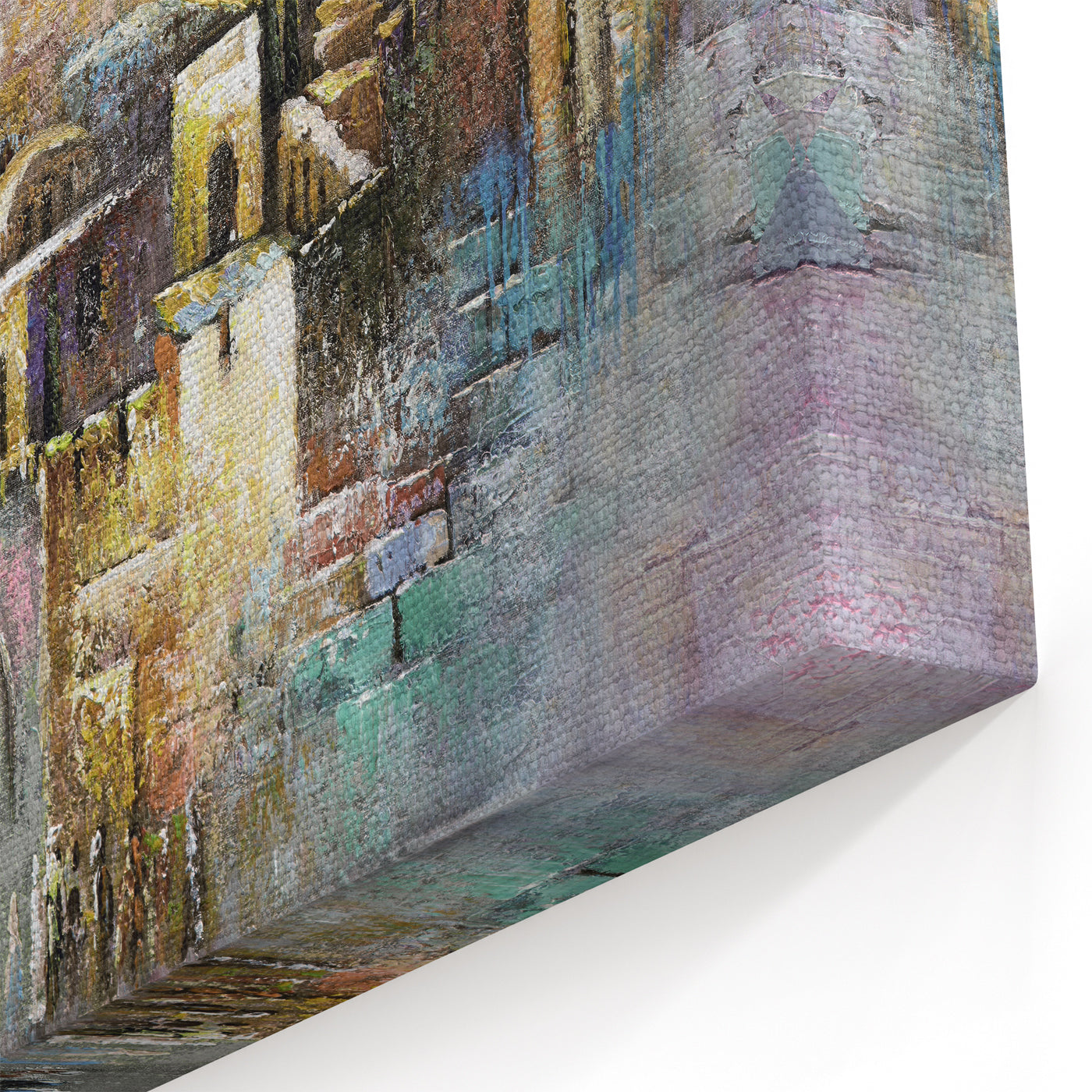 The Old City of Jerusalem - Modern Jewish Wall Art by Yossi Bitton