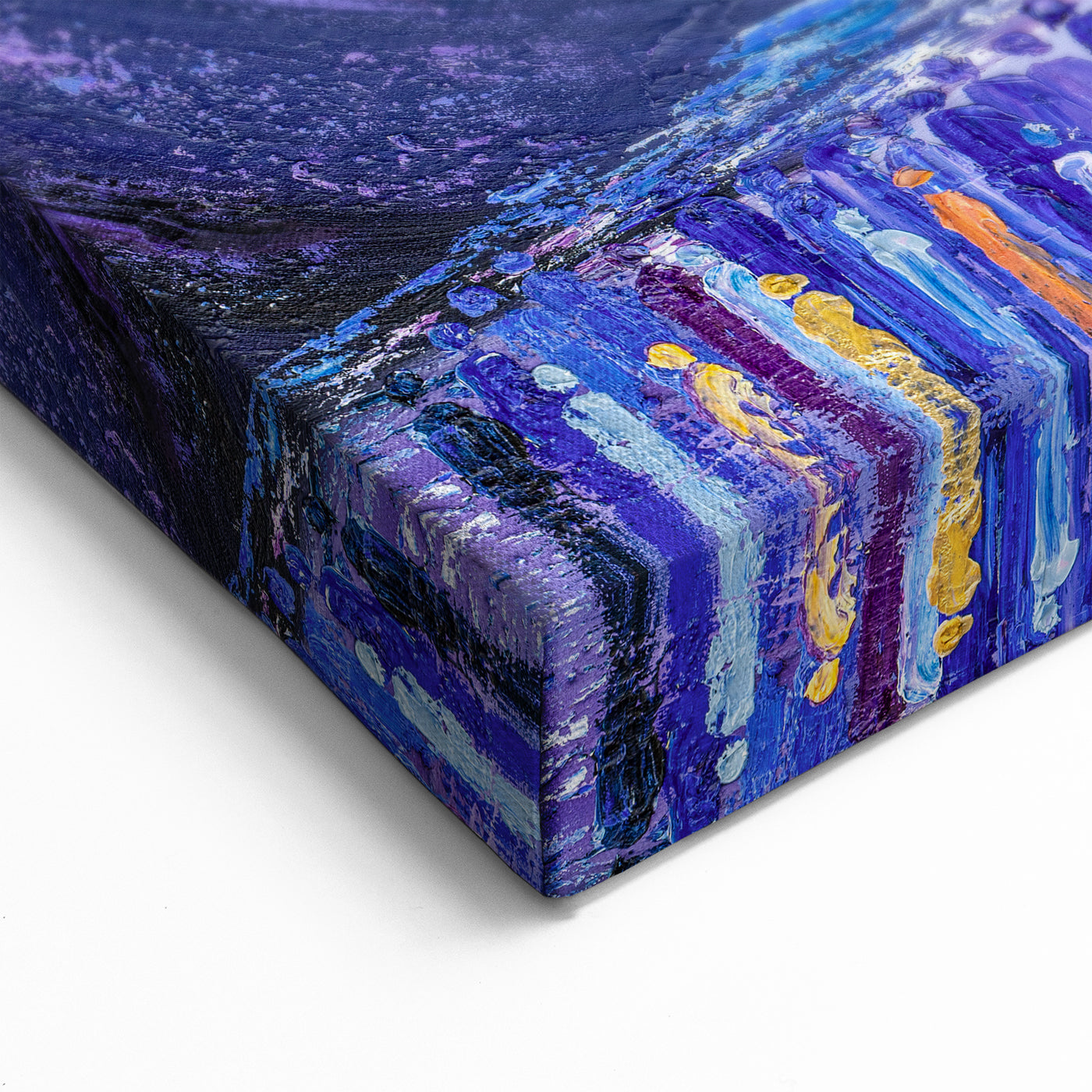 Modern Jewish Wall Art of the Splitting of the Sea - Contemporary Judaica Art
