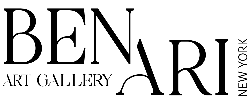 Ben-Ari Art Gallery New York logo – Jewish art and Sukkah decorations